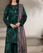Feathers Teal/Black Suit- Pakistani Lawn Dress