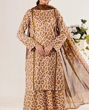 Off White/Mustard Lawn Suit