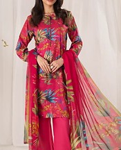 Cerise Pink Lawn Suit