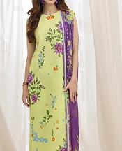 Feathers Green Mist Lawn Suit- Pakistani Lawn Dress