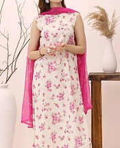 Feathers Off White Lawn Suit- Pakistani Lawn Dress