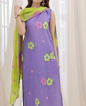Feathers Lavender Lawn Suit- Pakistani Lawn Dress