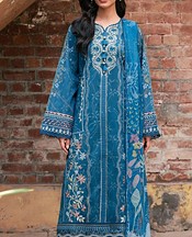 Florent Blue Lawn Suit- Pakistani Designer Lawn Suits