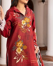 Dull Red Lawn Suit
