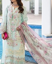 Pale Blue Lawn Suit