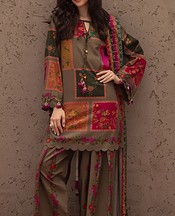 Charizma Tobacco Brown Staple Suit- Pakistani Winter Clothing