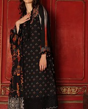 Charizma Black Staple Suit- Pakistani Winter Dress