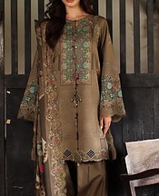 Charizma Pale Brown Staple Suit- Pakistani Winter Clothing
