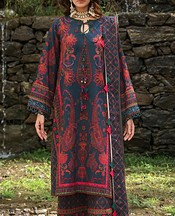 Charizma Dusk Blue Staple Suit- Pakistani Winter Dress
