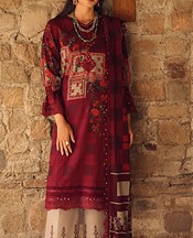 Charizma Wine Red Staple Suit- Pakistani Winter Dress