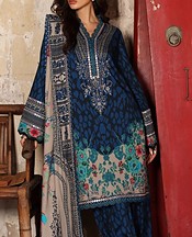 Charizma Black/Blue Staple Suit- Pakistani Winter Clothing