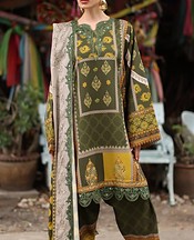 Charizma Army Green Staple Suit- Pakistani Winter Dress