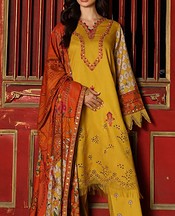 Charizma Mustard Staple Suit- Pakistani Winter Clothing