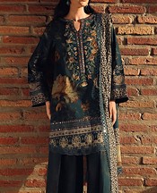 Charizma Mineral Green Staple Suit- Pakistani Winter Dress