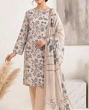 Humdum Oyster Pink/Warm Grey Lawn Suit- Pakistani Lawn Dress