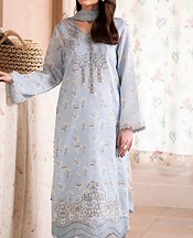 Humdum Light Blue Lawn Suit- Pakistani Designer Lawn Suits