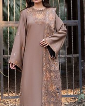 Humdum Tea Pink Karandi Suit- Pakistani Winter Dress