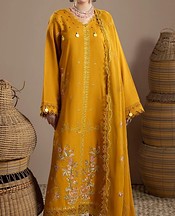 Humdum Brown Karandi Suit- Pakistani Winter Clothing