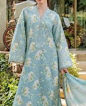 Humdum Moonstone Blue Lawn Suit- Pakistani Designer Lawn Suits