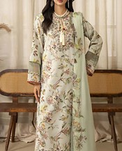 Humdum Off White Lawn Suit- Pakistani Designer Lawn Suits
