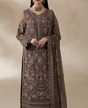Congo Brown Chiffon Suit