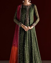 Green Chiffon Suit
