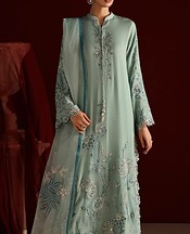 Light Turquoise Chiffon Suit