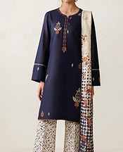 Jazmin Navy Blue Lawn Suit- Pakistani Lawn Dress