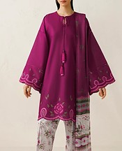 Jazmin Dark Raspberry Lawn Suit- Pakistani Lawn Dress