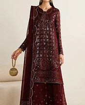 Wine Chiffon Suit