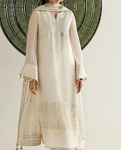 Off White Chiffon Suit