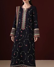 Black Raw Silk Suit