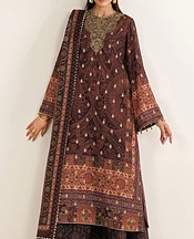 Brown Silk Suit