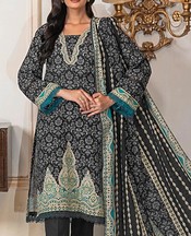Khas Black/Grey Khaddar Suit- Pakistani Winter Clothing