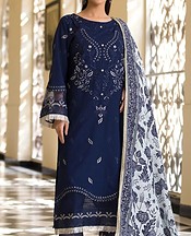 Khas Dark Blue Khaddar Suit- Pakistani Winter Clothing