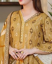 Khas Sand Gold Khaddar Suit- Pakistani Winter Clothing