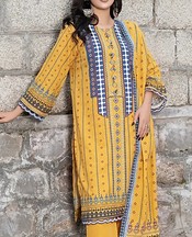 Khas Mustard Khaddar Suit- Pakistani Winter Dress