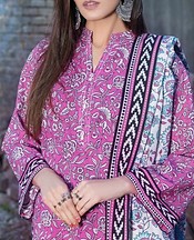 Khas Persian Pink Khaddar Suit- Pakistani Winter Clothing