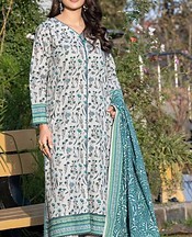 Khas Light Grey/Teal Khaddar Suit- Pakistani Winter Clothing
