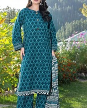 Khas Teal Khaddar Suit- Pakistani Winter Clothing