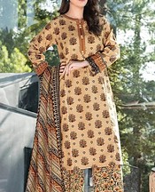 Khas Fawn Khaddar Suit- Pakistani Winter Clothing