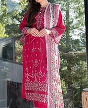 Khas Dark Hot Pink Khaddar Suit- Pakistani Winter Dress