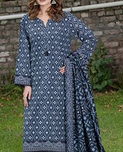 Khas Navy Khaddar Suit- Pakistani Winter Clothing