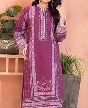 Khas Raspberry Khaddar Suit (2 Pcs)- Pakistani Winter Clothing