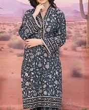Khas Pickled Bluewood/Ivory Khaddar Suit (2 Pcs)- Pakistani Winter Clothing