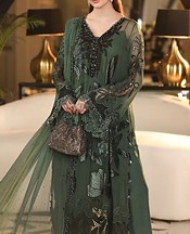Green Organza Suit