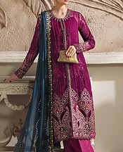 Indigo Chiffon Suit