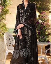 Black Chiffon Suit