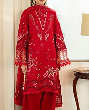 Marjjan Red Karandi Suit- Pakistani Winter Dress