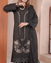 Marjjan Black Viscose Suit- Pakistani Winter Dress